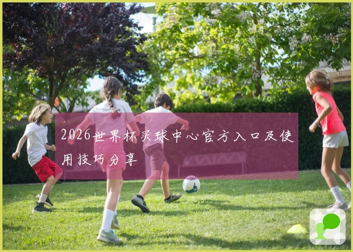 2026世界杯买球中心官方入口及使用技巧分享