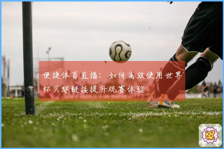 便捷体育直播：如何高效使用世界杯买球链接提升观赛体验