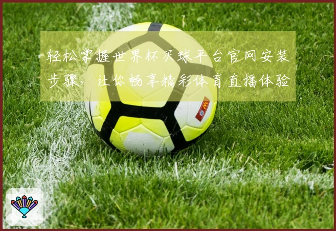 轻松掌握世界杯买球平台官网安装步骤，让你畅享精彩体育直播体验